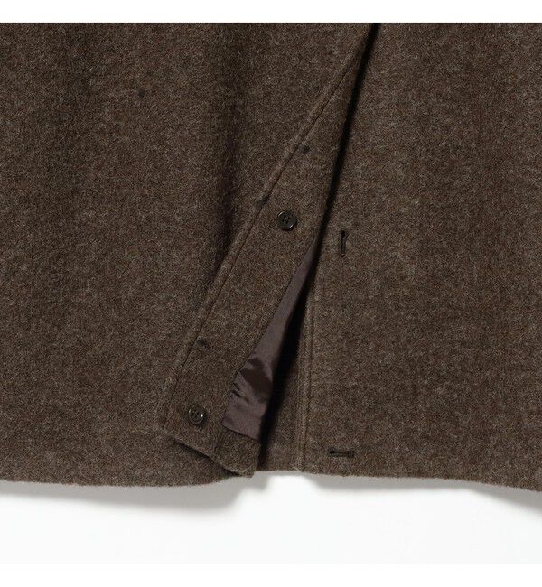 BEAMS「フリース ステンカラーコート」|ダッフルコート|