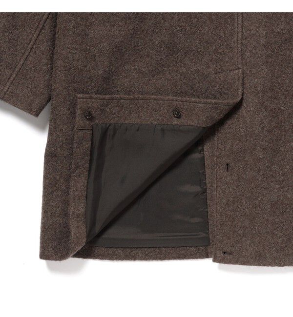 BEAMS「フリース ステンカラーコート」|ダッフルコート|