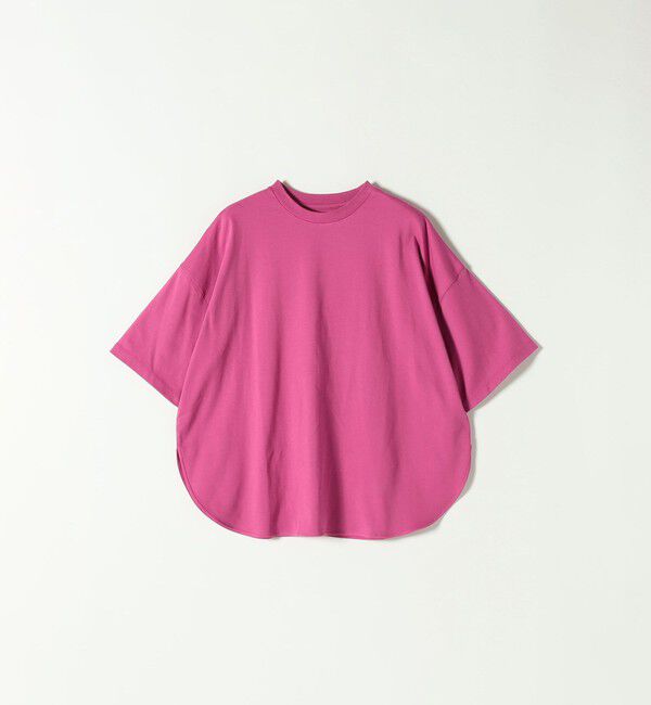 SHIPS any「〈接触冷感/汗染み防止加工/洗濯機可能〉ラウンドヘム クルー ビッグ TEE」|Tシャツ・カットソー|