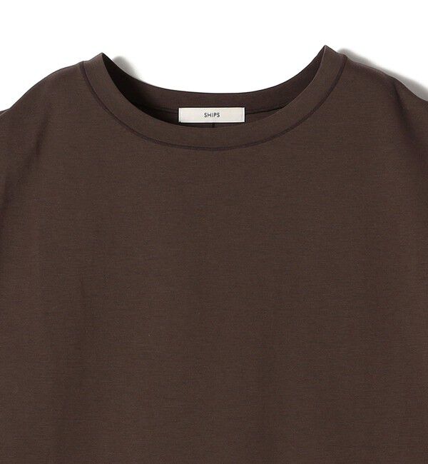 SHIPS for women「〈接触冷感〉ポンチ ノースリーブ プルオーバー」|Tシャツ・カットソー|