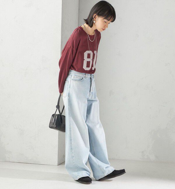 SHIPS for women「【SHIPS別注】81BRANCA:ナンバリング TEE」|Tシャツ・カットソー|