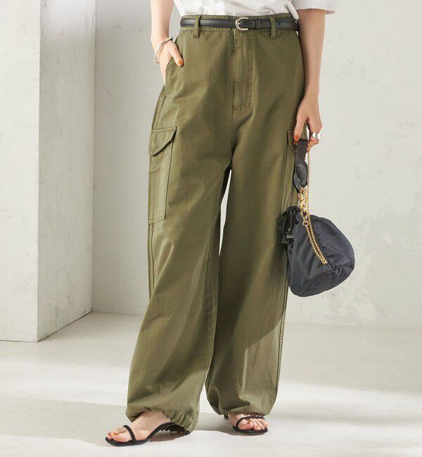 SHIPS for women「【SHIPS別注】GUNG HO:〈洗濯機可能〉パラシュート パンツ」|カーゴ|