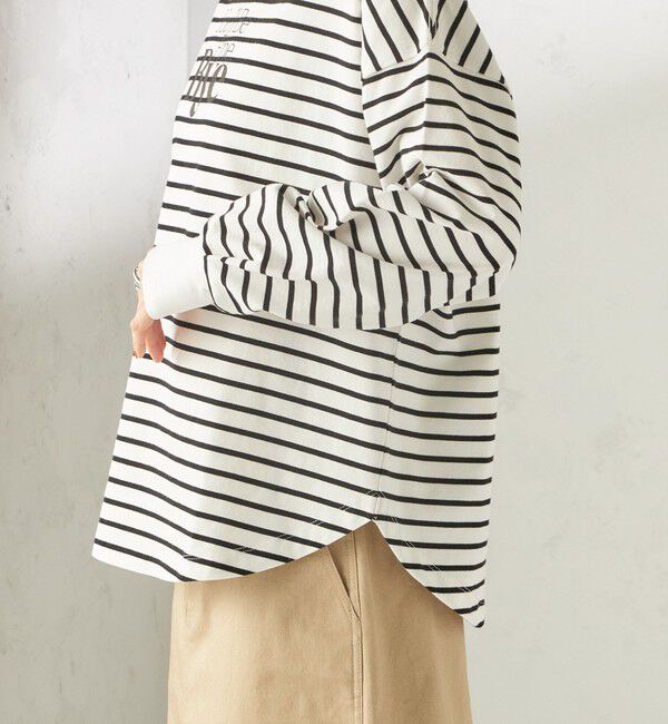 SHIPS for women「【SHIPS別注】81BRANCA: プリント ロングスリーブ TEE」|Tシャツ・カットソー|