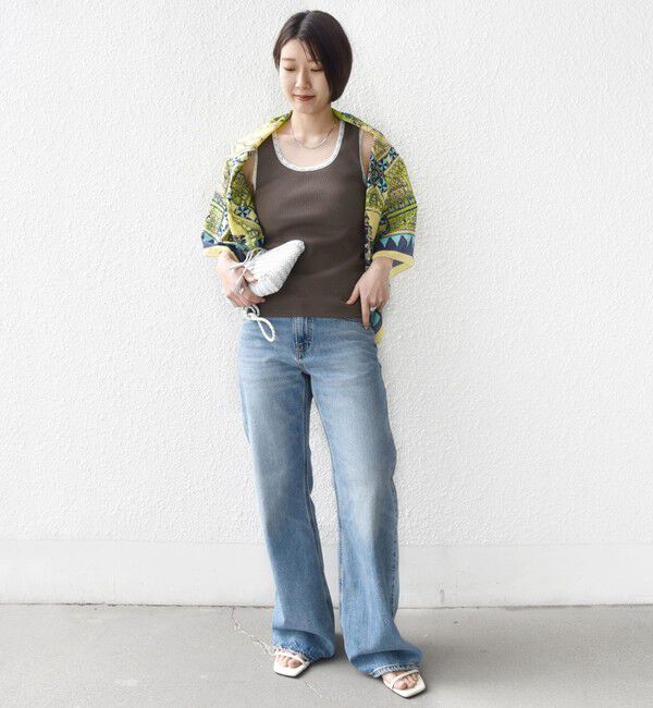 SHIPS for women「〈手洗い可能〉レース トリミング 2WAY タンクトップ」|タンクトップ|
