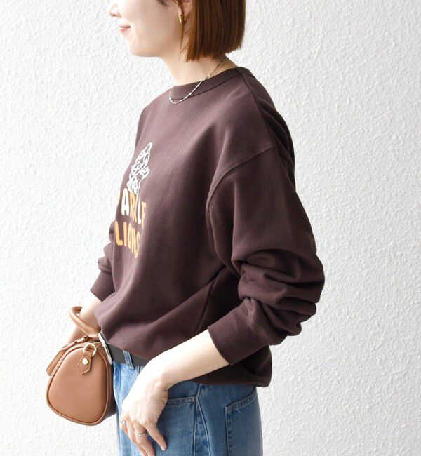 SHIPS any「【SHIPS any別注】THE KNiTS:〈洗濯機可能〉ロゴ プリント スウェット 26AW」|スウェット・ジャージ|