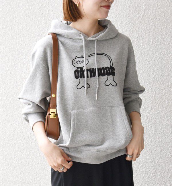 SHIPS any「【SHIPS any別注】THE KNiTS:〈洗濯機可能〉ロゴ プリント フーディー 26AW」|パーカー|