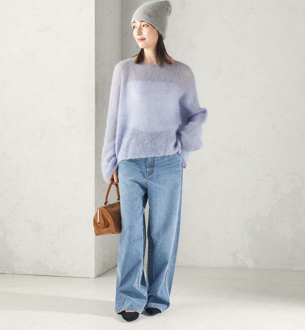 SHIPS for women「《予約》Revis: アンゴラ混 ニット ビーニー」|ニット帽|