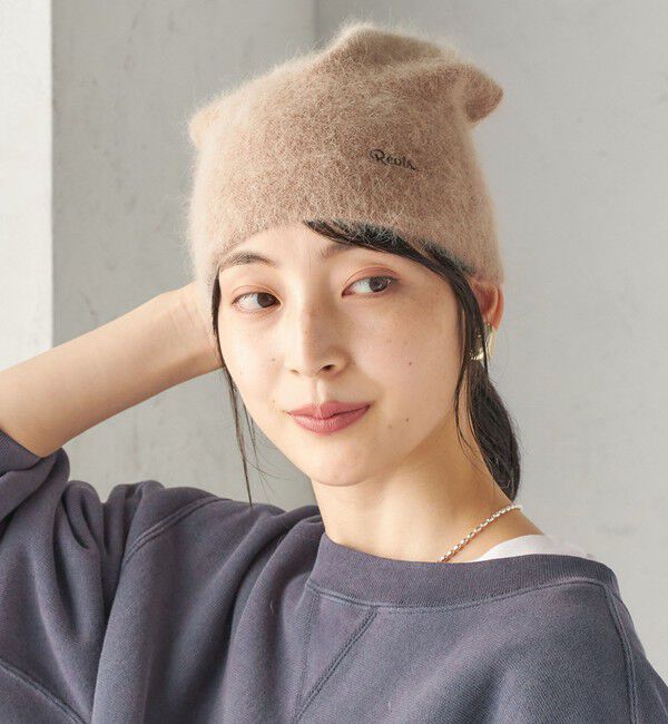 SHIPS for women「《予約》Revis: アンゴラ混 ニット ビーニー」|ニット帽|