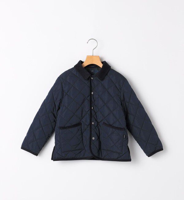 SHIPS KIDS「140～160cm /〈手洗い可能〉 キルト フード ジャケット」|ダウン|