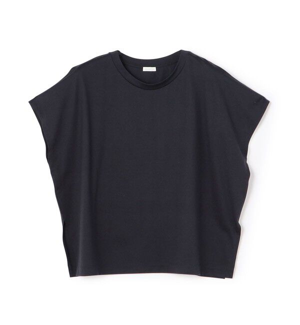 GALERIE VIE「ファインコットン ワイドクルーネックプルオーバー」|Tシャツ・カットソー|69 ネイビー