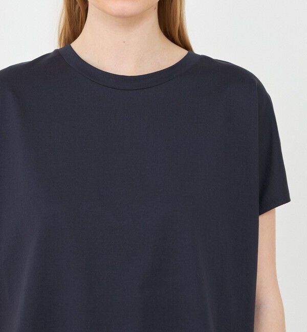 GALERIE VIE「ファインコットン ワイドクルーネックプルオーバー」|Tシャツ・カットソー|