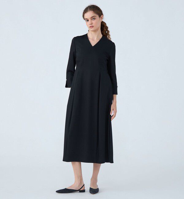 Ballsey「ウェーブツイル Vラップワンピース」|ワンピース|