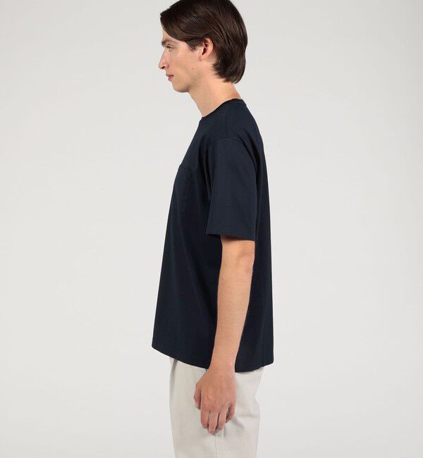 TOMORROWLAND MENS「ギザコットン ハーフスリーブ ポケットTシャツ」|Tシャツ・カットソー|