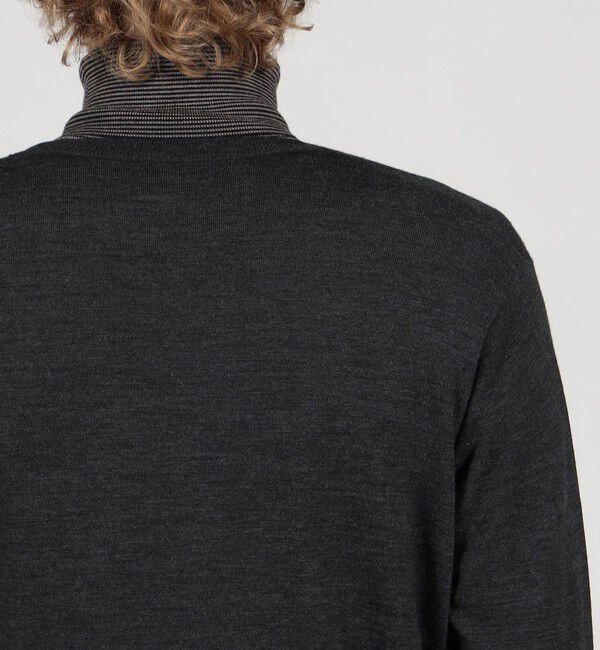 TOMORROWLAND MENS「TOMORROWLAND tricot スーパーファインメリノウール Vネックプルオーバー S-WOOL」|ニット・セーター|