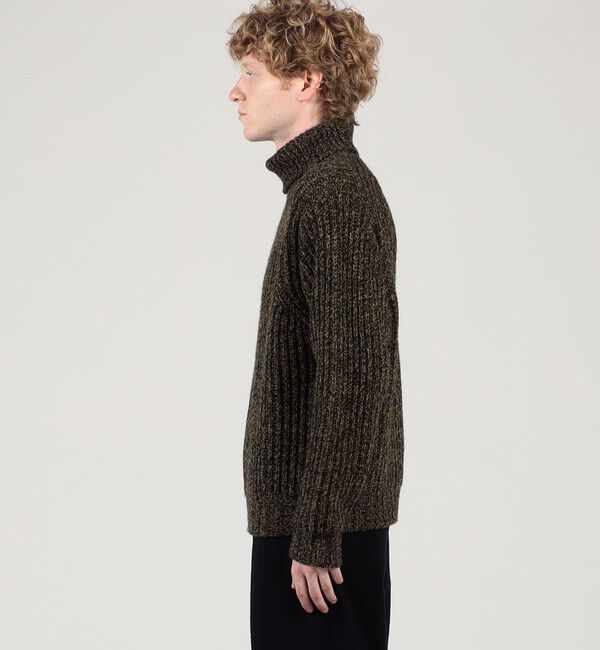 TOMORROWLAND MENS「TOMORROWLAND Tricot ウールカシミヤ メランジニット タートルネックプルオーバー」|ニット・セーター|