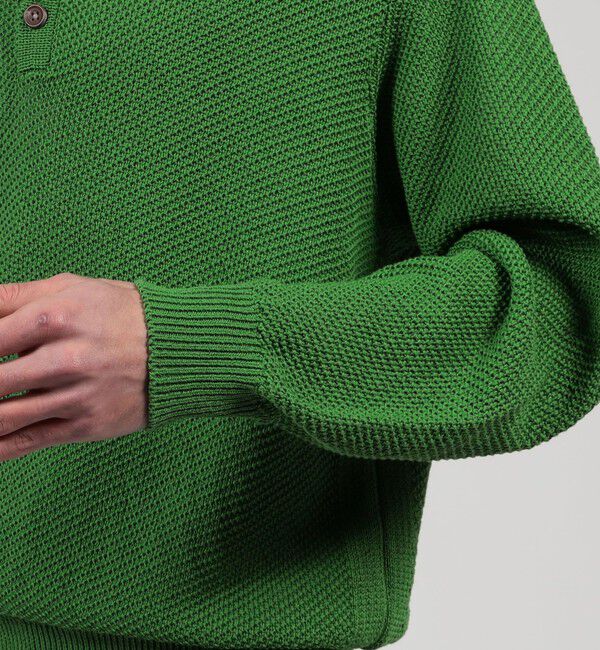 TOMORROWLAND MENS「TOMORROWLAND tricot ギマコットンニット スタンドカラープルオーバー 」|ニット・セーター|