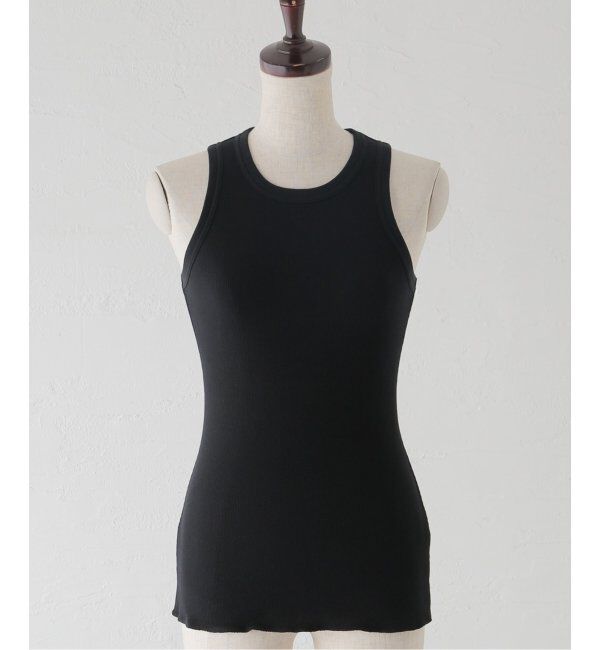  「《追加》SOFT RIB TANK：タンクトップ」|タンクトップ|ブラック