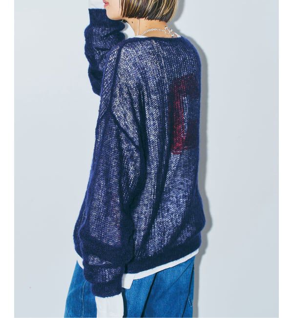  「《追加》AZE PULLOVER 2：ニット」|ニット・セーター|ネイビー