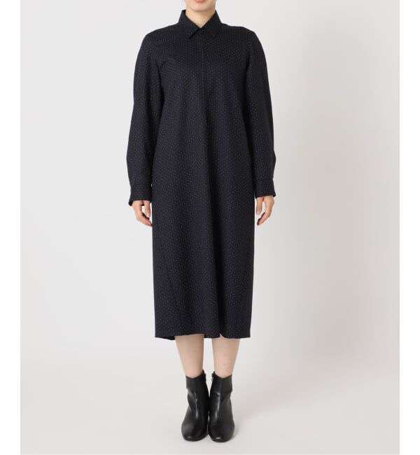  「《予約》WOOL DOT SKIPPER DRESS：ワンピース」|ワンピース|