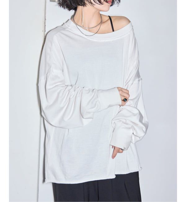  「《追加5》HIGH GAUGE URAKE PULLOVER：カットソー」|Tシャツ・カットソー|ホワイト