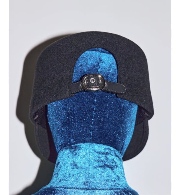  「KIJIMA TAKAYUKI WOOL FELT WORK CAP WYYY262938：キャップ」|キャップ・キャスケット|