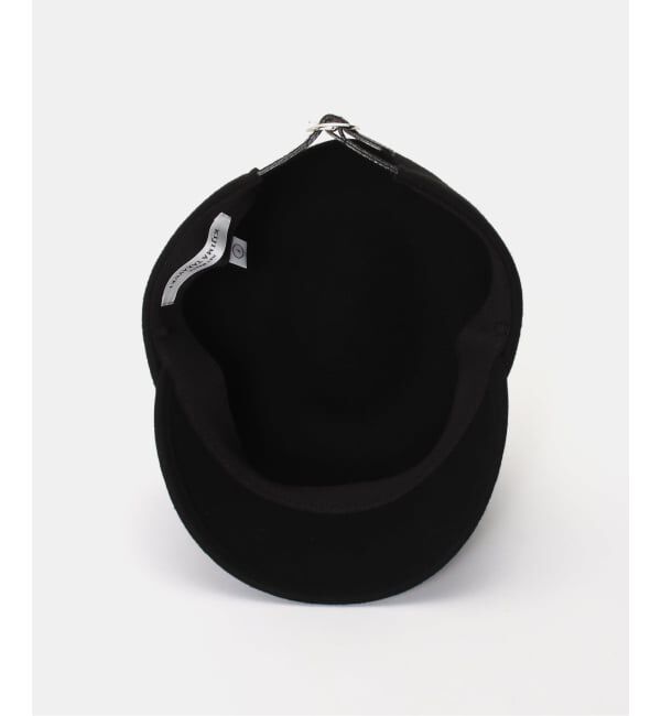 「KIJIMA TAKAYUKI WOOL FELT WORK CAP WYYY262938：キャップ」|キャップ・キャスケット|