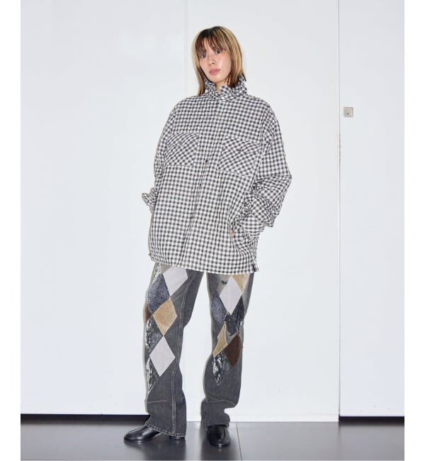  「MASU PRINCE PUFFER PLAID SHIRT M26H98SL004：シャツ」|シャツ・ブラウス|