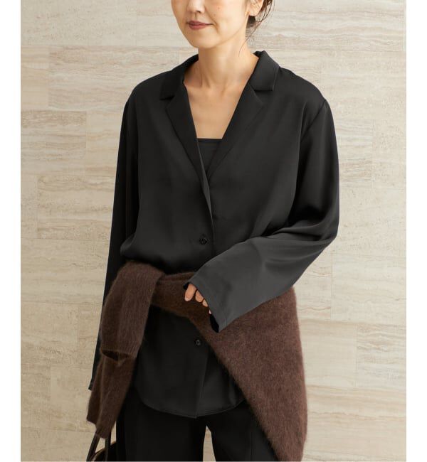 Plage「dull satin classic シャツ」|シャツ・ブラウス|