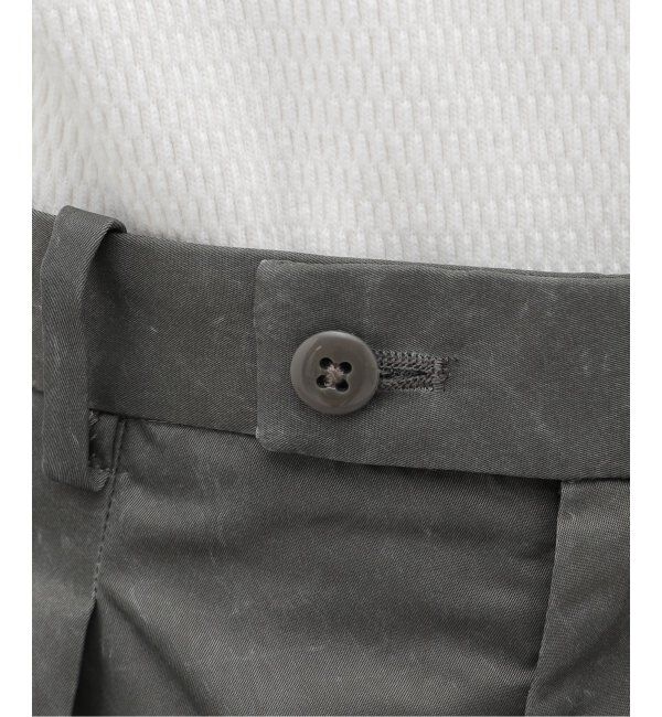 EDIFICE「m&rsquo;s braque(エムズ ブラック) for BOUCLE バイオエイジングタックワイドハ」|スラックス|