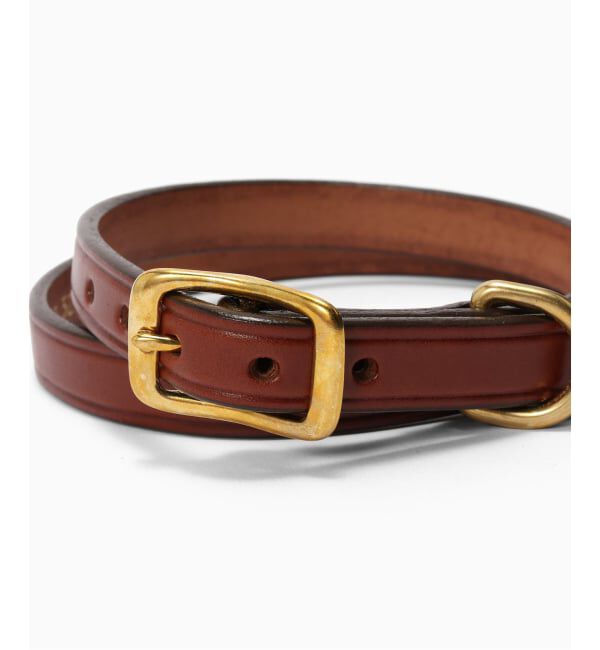 417 EDIFICE「TORY LEATHER / トリーレザー 3/4 wide plain creased belt」|ベルト|