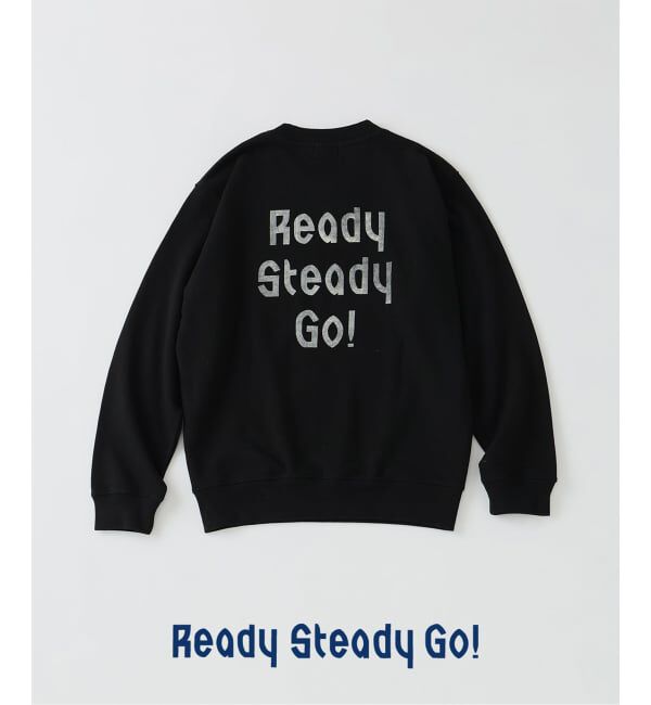 EDIFICE「Ready Steady Go! / レディーステディゴー 別注プリント  スウェット」|スウェット・ジャージ|ブラック