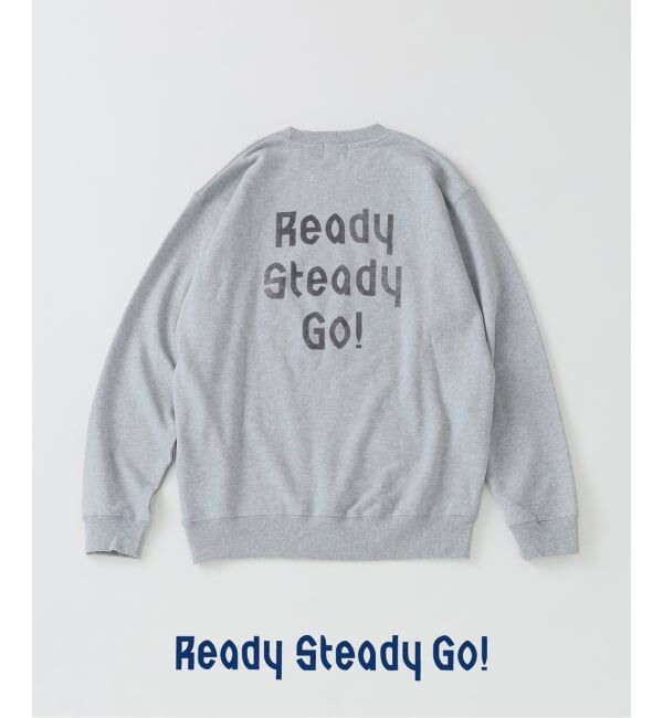 EDIFICE「Ready Steady Go! / レディーステディゴー 別注プリント  スウェット」|スウェット・ジャージ|グレー