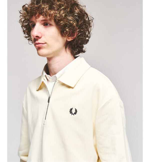 417 EDIFICE「FRED PERRY / フレッドペリー HALF ZIP COLLARED SWEATSHIRT」|スウェット・ジャージ|