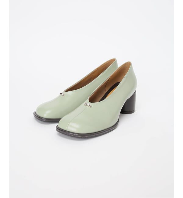 GRISE「《追加 / WEB+一部店舗限定》GRISE6cmレザーオブリークハイバンプパンプス」|パンプス|