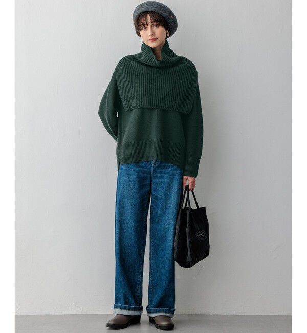 23区「【洗える】カシミヤブレンド ニット ネックウォーマー」|その他|