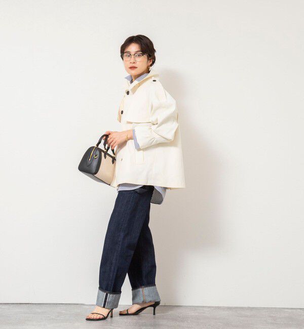 Rie Miller「【RM denim】45th limited editionﾛｰﾙｱｯﾌﾟｽﾄﾚｰﾄﾃﾞﾆﾑ(ｾﾙﾋﾞｯﾁ)」|デニム|
