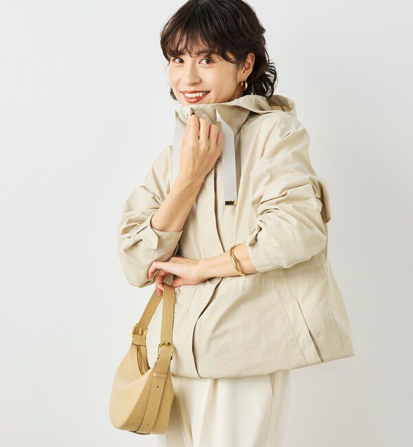 NOLLEY'S「【WEB＆一部店舗限定色アイテム】ウォッシャブル2WAY撥水フーテッドブルゾン」|ブルゾン・スタジャン|