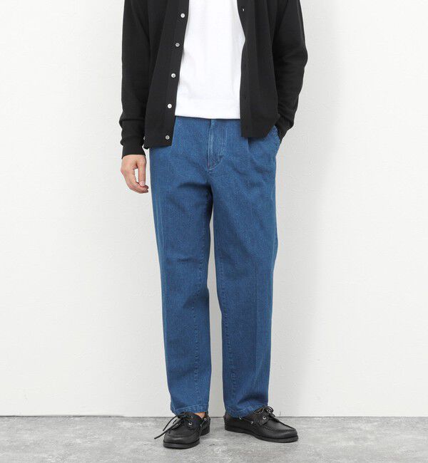 NOLLEY'S goodman「デニムストレッチ ワイドジャスト丈PT 26SS」|デニム|