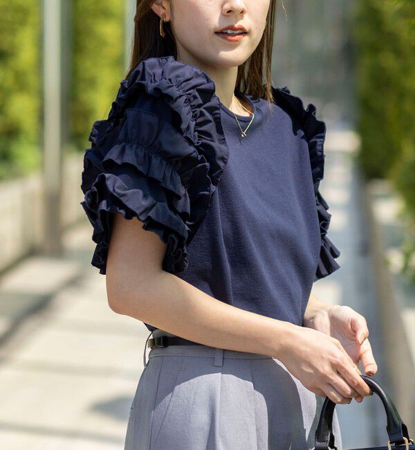 NOLLEY'S「【WEB限定】袖コンシャスプルオーバー」|Tシャツ・カットソー|