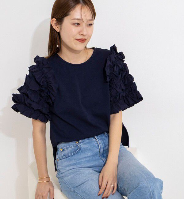 NOLLEY'S「【WEB限定】袖コンシャスプルオーバー」|Tシャツ・カットソー|