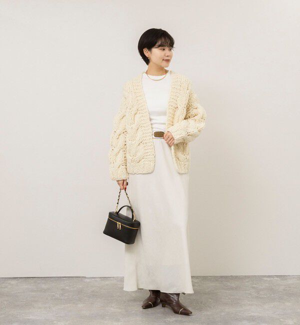 NOLLEY'S sophi「【IRONING/アイロニング】cable rough cardigan」|カーディガン|