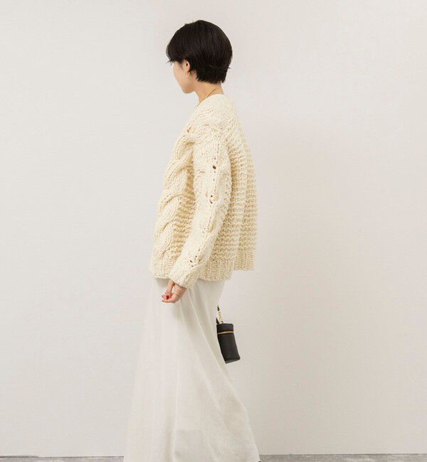 NOLLEY'S sophi「【IRONING/アイロニング】cable rough cardigan」|カーディガン|