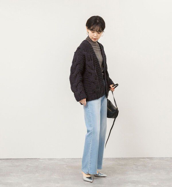 NOLLEY'S sophi「【IRONING/アイロニング】cable rough cardigan」|カーディガン|
