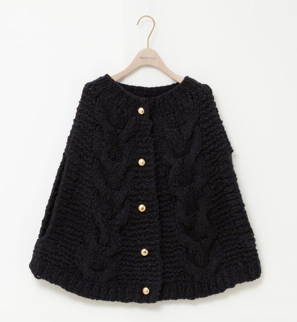 NOLLEY'S sophi「【IRONING/アイロニング】long cable cape」|ニット・セーター|
