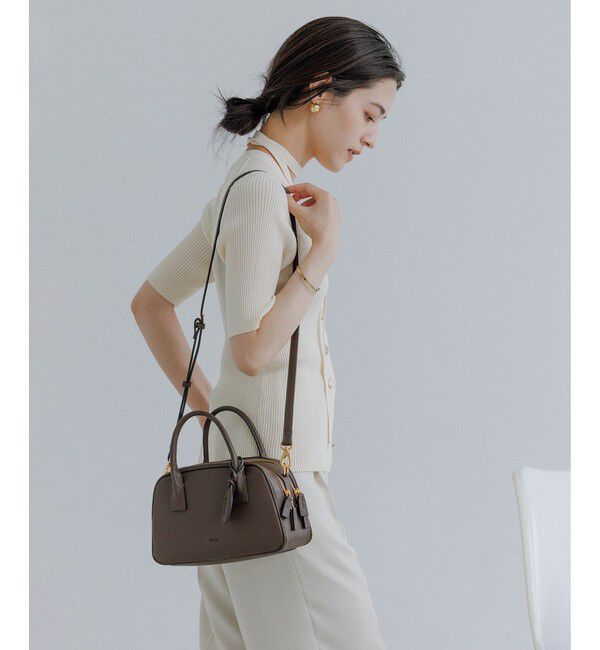 E'POR「【E'POR】TWO BOSTON BAG Mini/撥水・26AW新型」|ハンドバッグ|