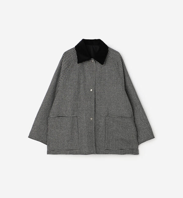  「TICCA | 〈別注〉 リバーシブル ショートコート WOMEN」|ステンカラーコート|