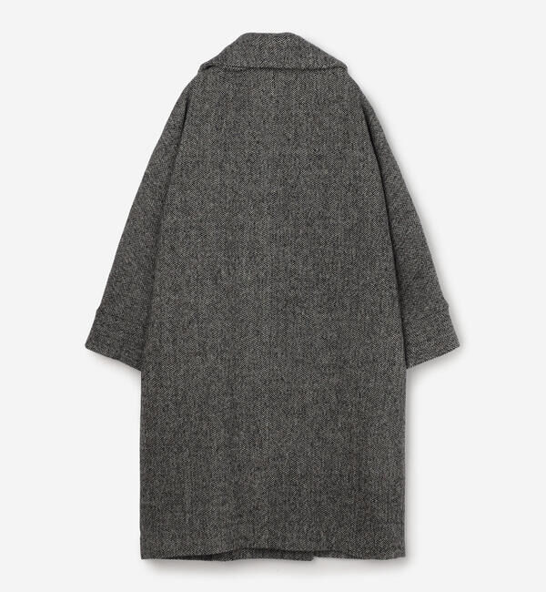  「TICCA | 〈別注〉ウールヘリンボーン テントコート WOMEN」|ダッフルコート|