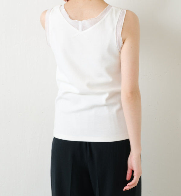  「Vネックタンクトップ」|Tシャツ・カットソー|