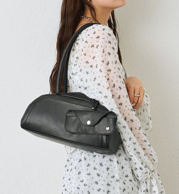  「メガネホルダー付きラウンドBAG」|トートバッグ|