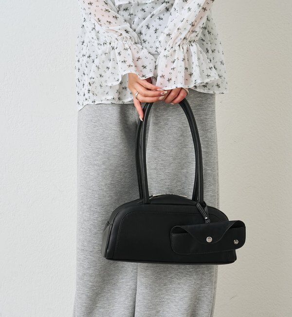  「メガネホルダー付きラウンドBAG」|トートバッグ|